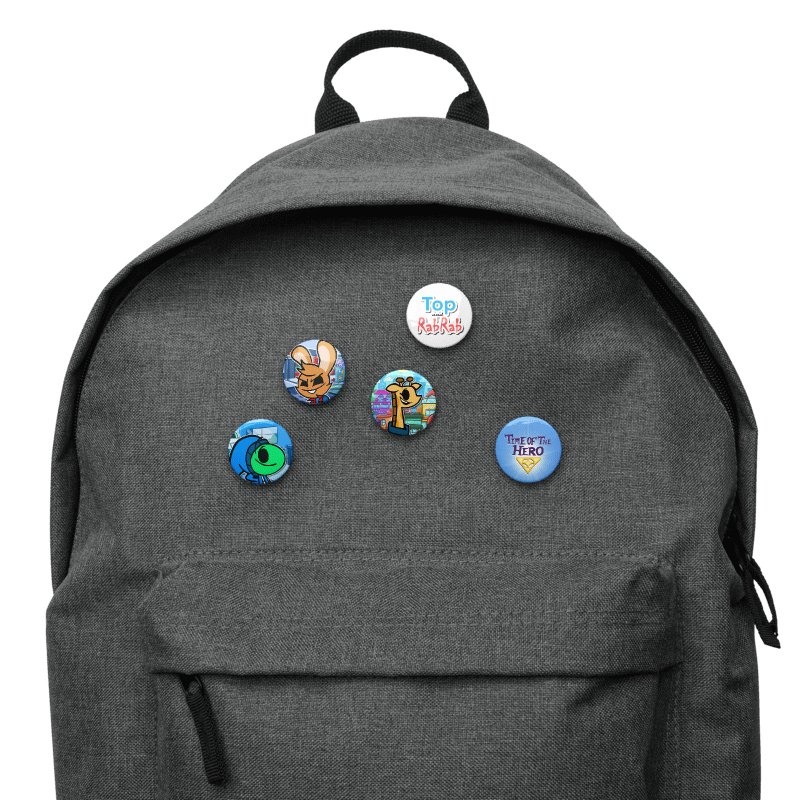 Top and RabRab Pin Buttons Set 1 product image (3)