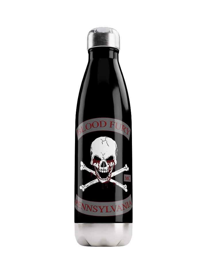 Blood Fury MC Stainless Steel Water Bottle product image (2)