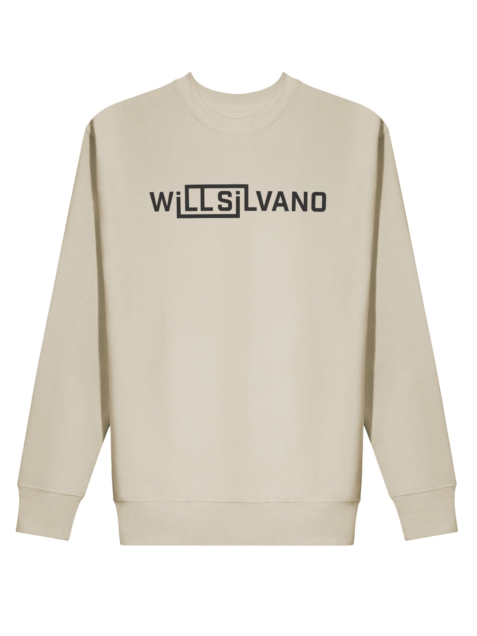 sweater printed logo black product image (2)