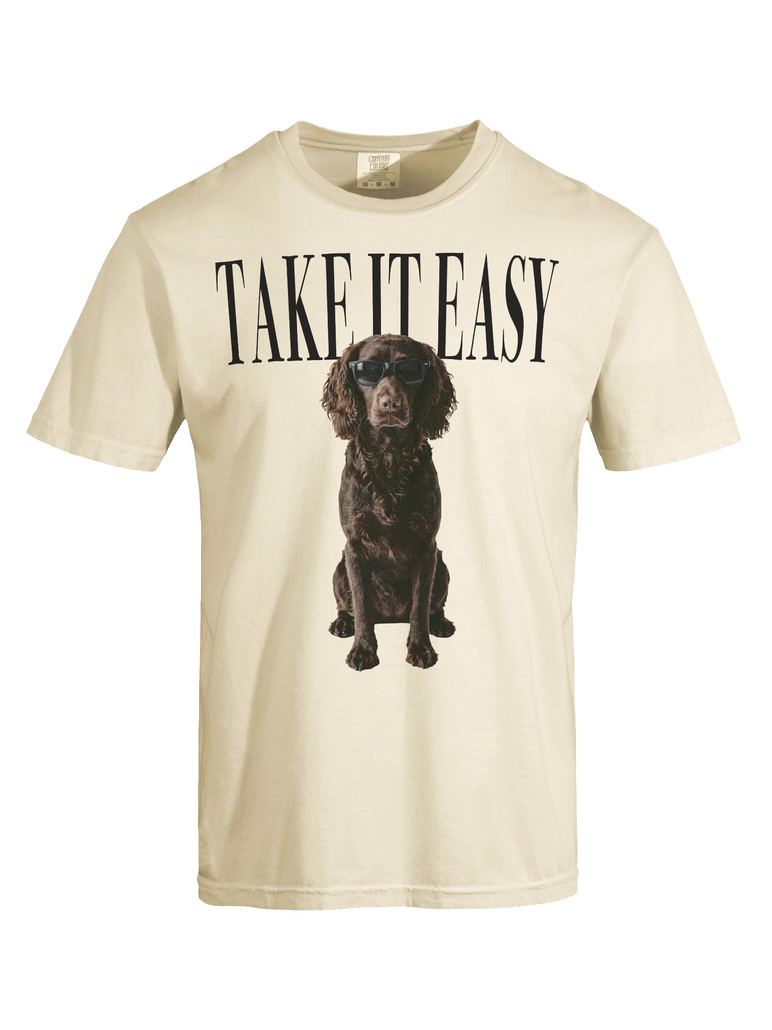 Take It Easy '90s Pop Vintage-Style T-Shirt for Boykin Spaniel Owners product image (10)