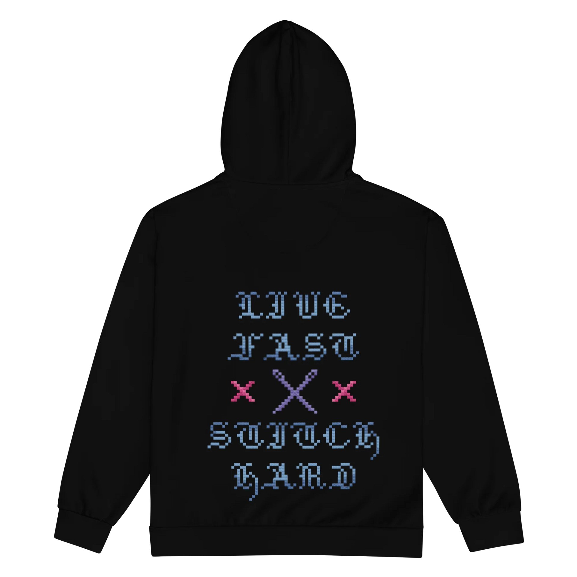 Live Fast Stitch Hard Back Print Hoodie product image (2)
