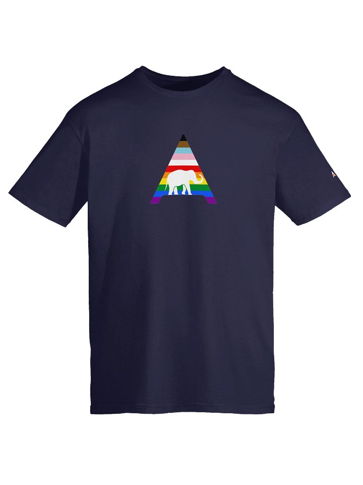 Rainbow ElePHPant Unisex T-Shirt (Dark mode) product image (1)