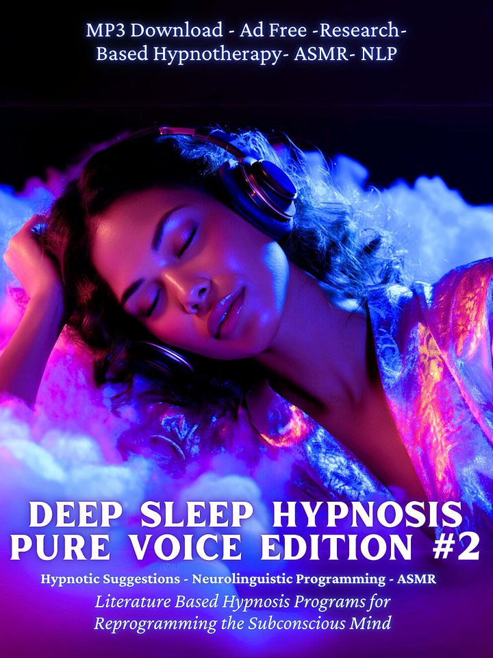 Deep Sleep Hypnosis Collection #2: Pure Voice Edition (No Music) product image (1)