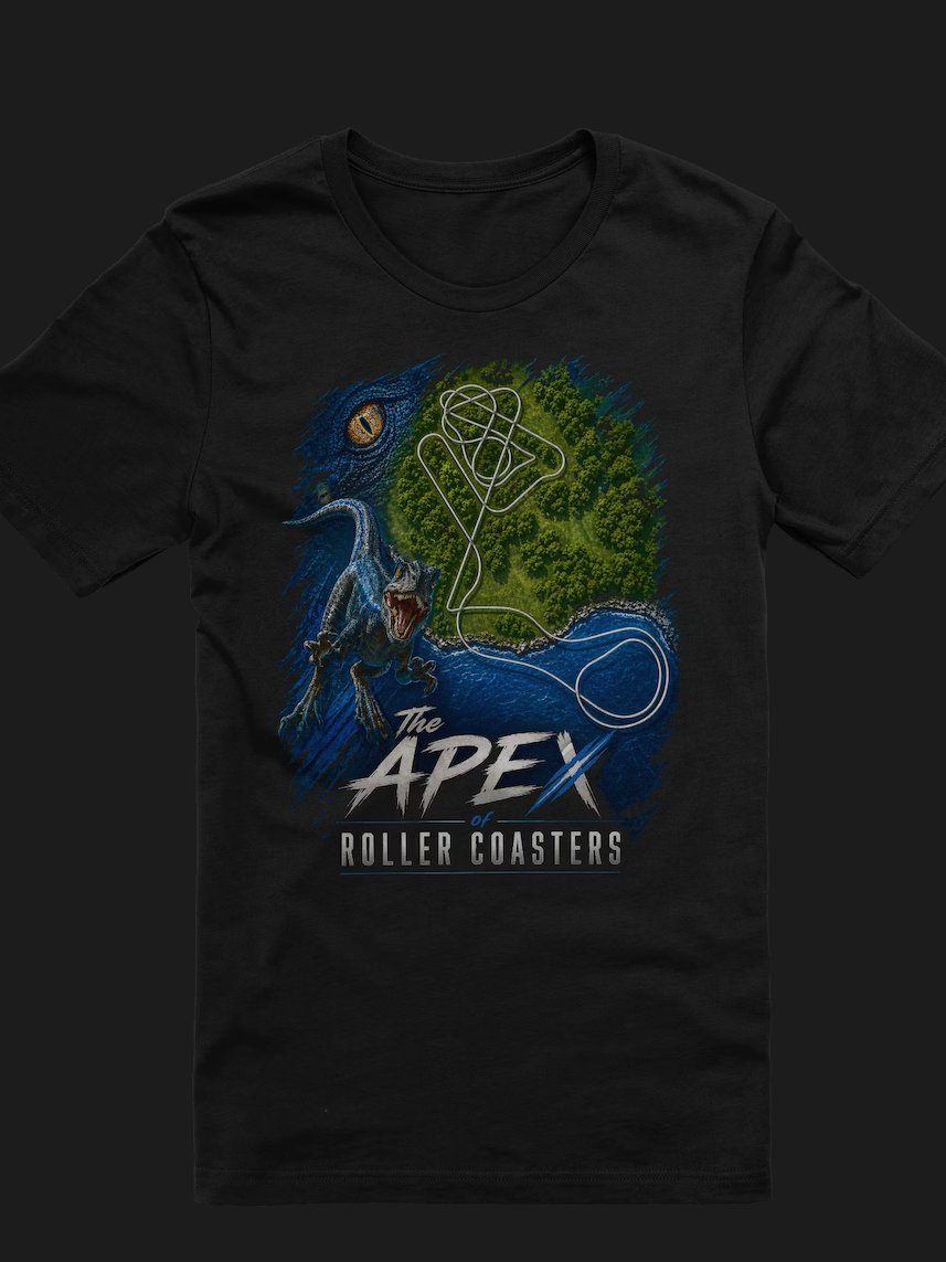 The Apex of Roller Coasters Ultimate Bundle! Save $10! Shirt & Poster! Velocicoaster Inspired Merch product image (4)