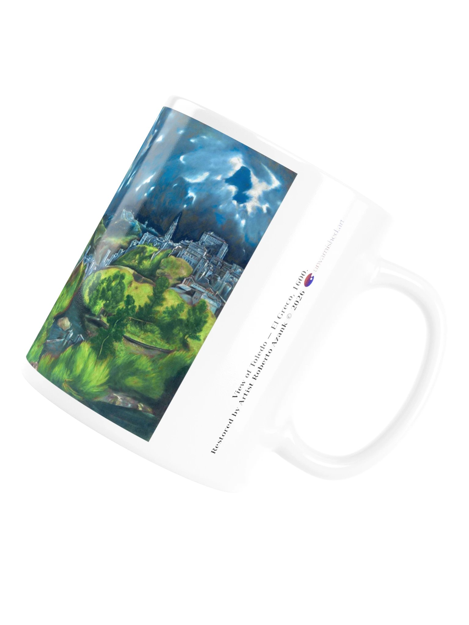 View of Toledo — White Mug product image (6)