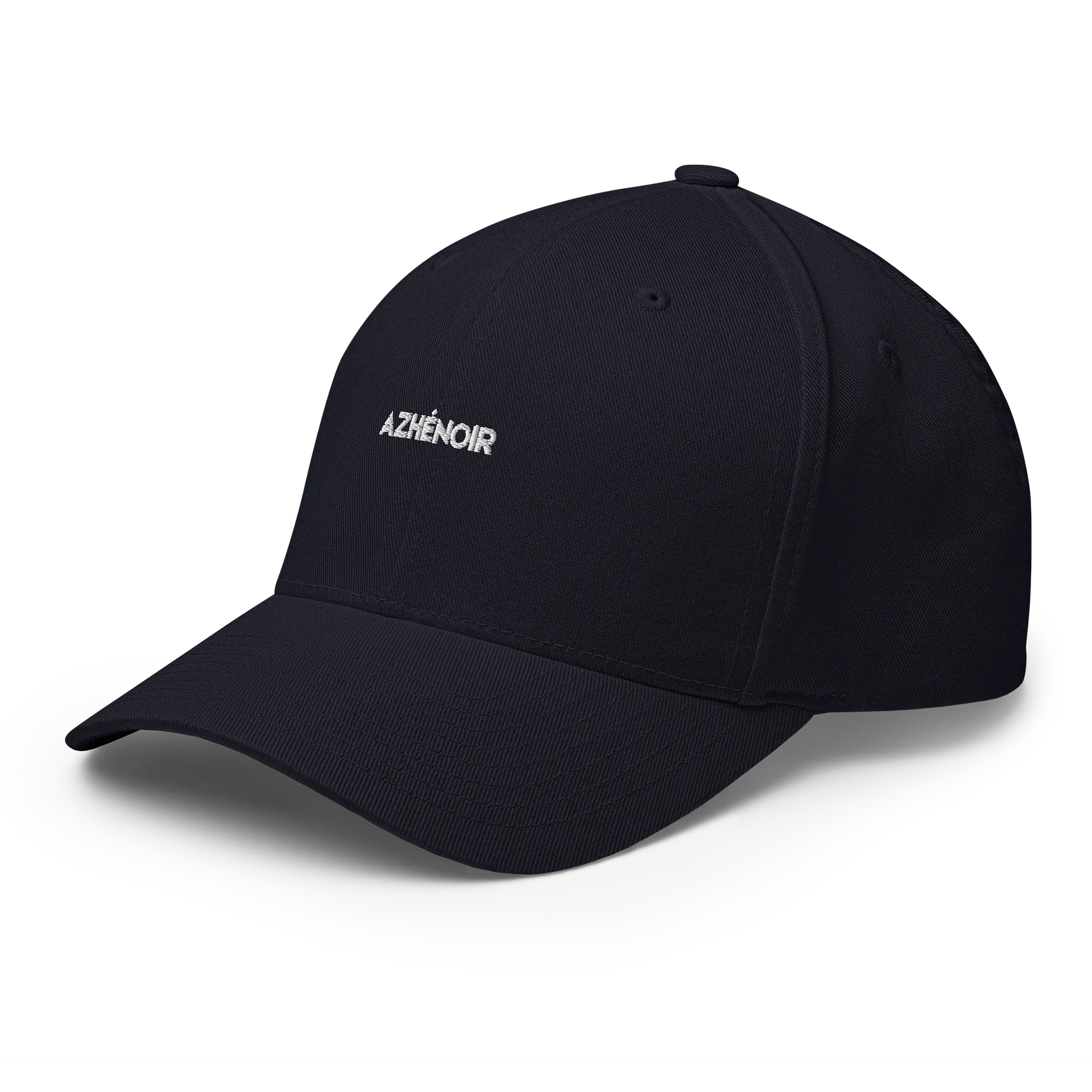 AZHÉNOIR Embroidered Flexfit Structured Cap — Black product image (5)