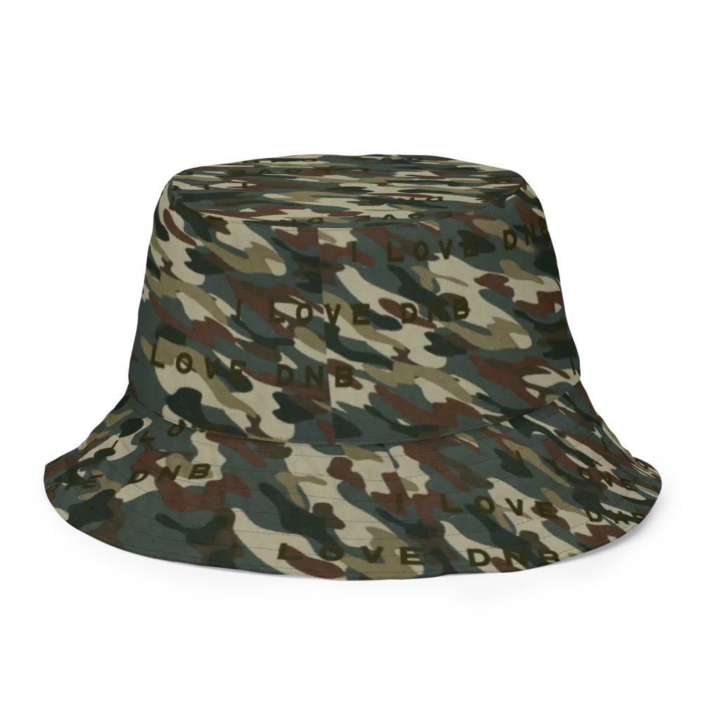 I LOVE DNB Camo Reversible Bucket Hat product image (5)