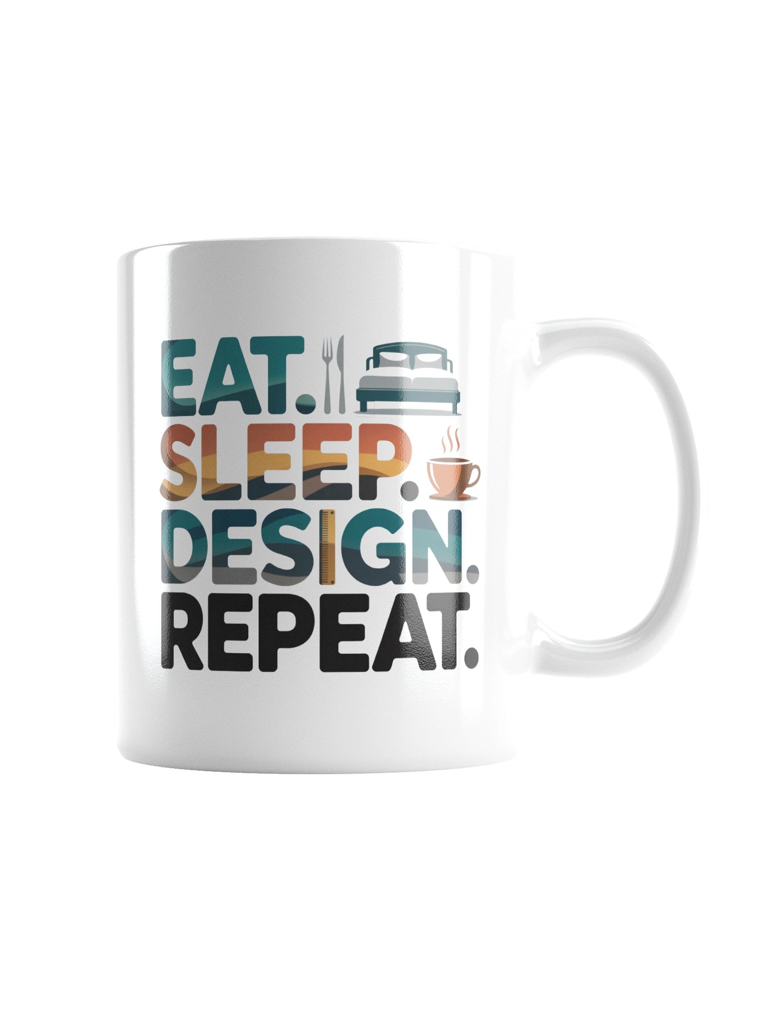 Eat Sleep Design Repeat Engineer Coffee Mug – Daily Grind Gift product image (9)