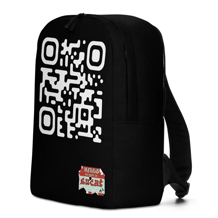 Graffiti QR Code All-Over Backpack product image (2)
