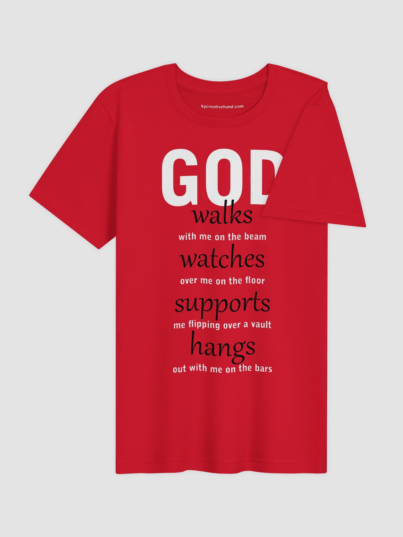 God walks-watches-supports-hangs T-Shirt BWTX product image (4)