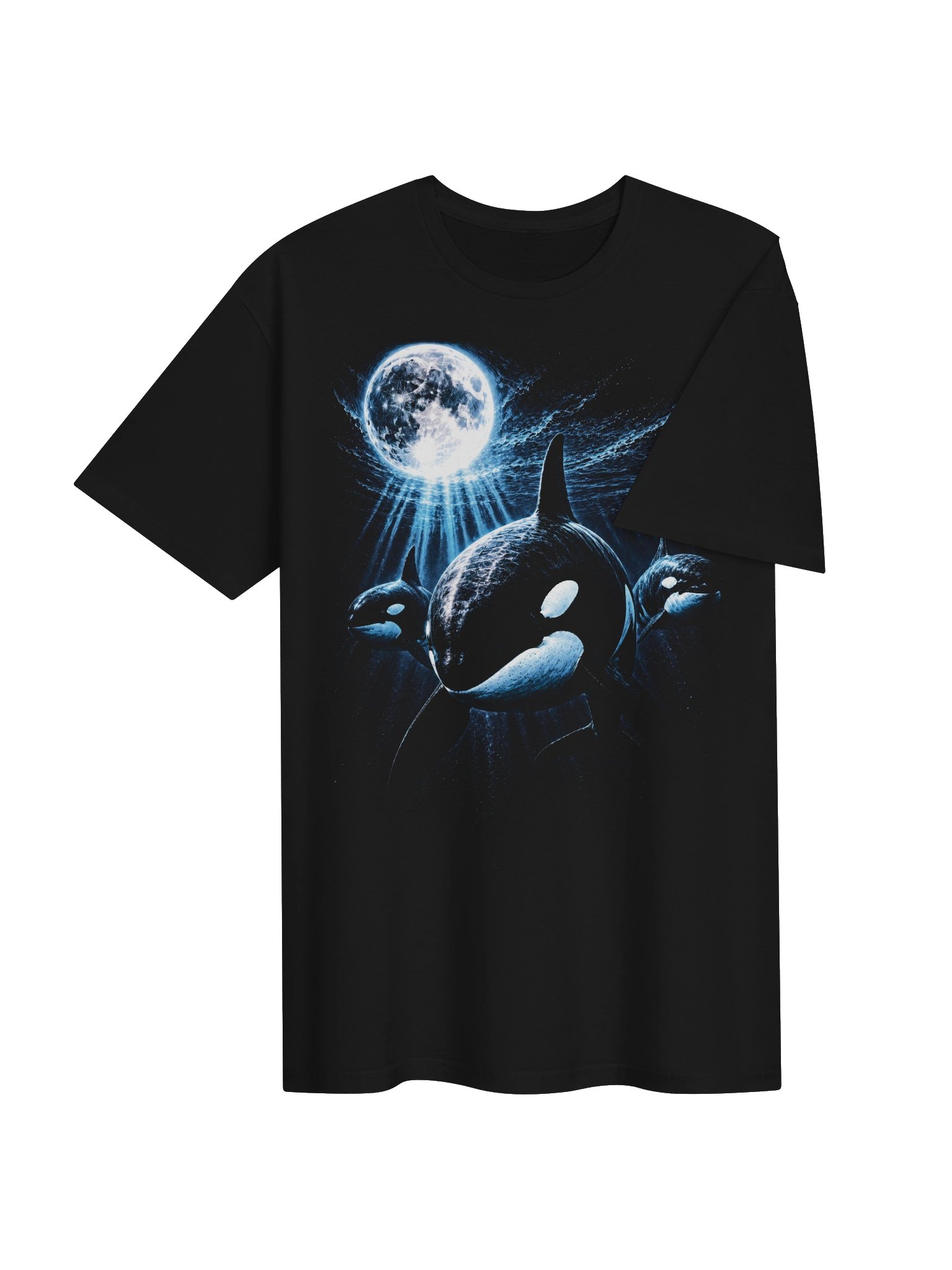 Orca Howling Moon Tshirt | Legendary Wildlife Shirt product image (3)