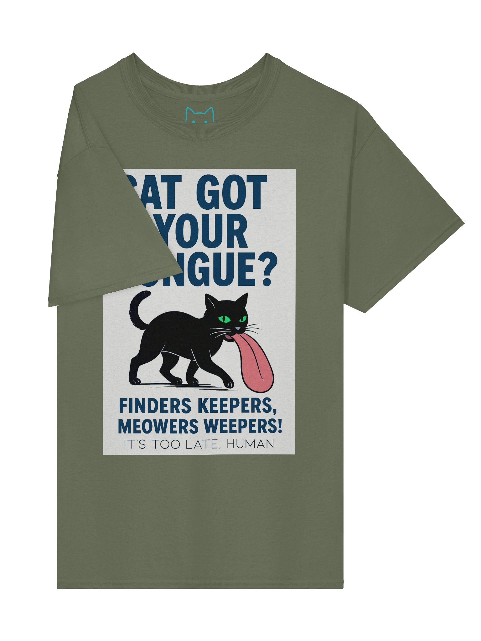 Cat Got Your Tongue? Boxy Fit Unisex T-Shirt product image (28)