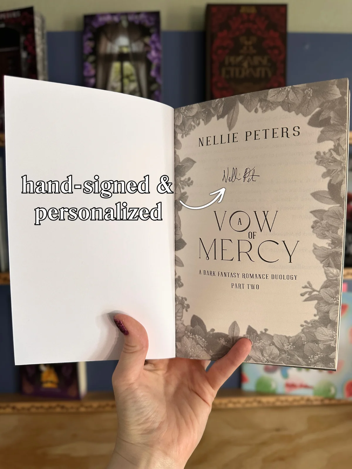 A Vow of Mercy signed paperback product image (3)