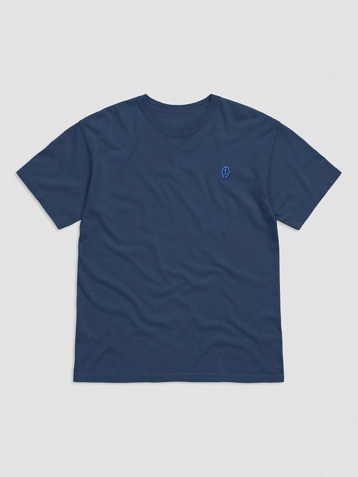 EXCLAIMING MENTALLY (L.C., electric) embroidered garment dyed tee product image (45)