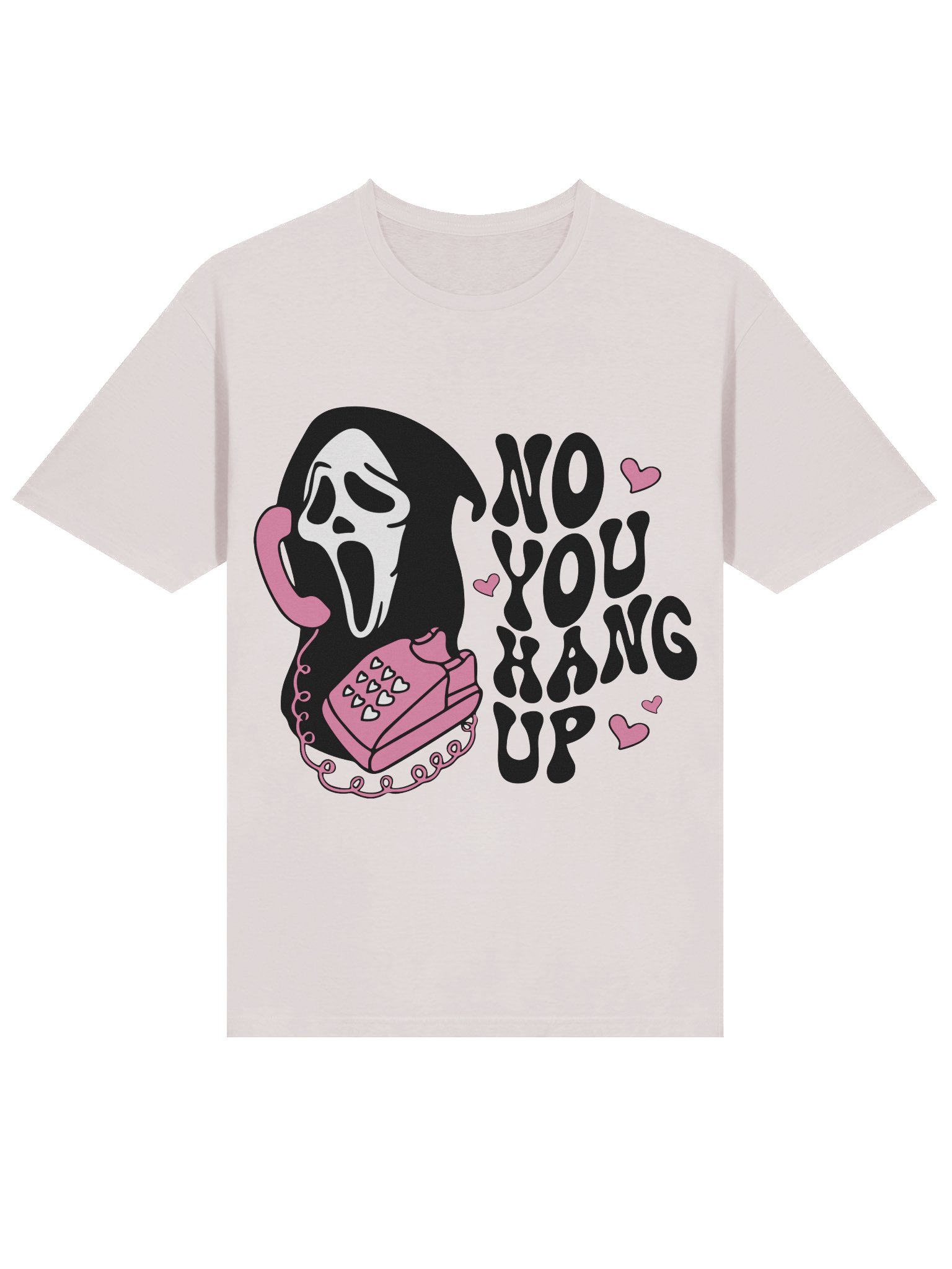 “No You Hang Up” Shirt – Ghost Face Horror Movie Inspired Graphic Tee | Spooky Cute Halloween Shirt product image (18)