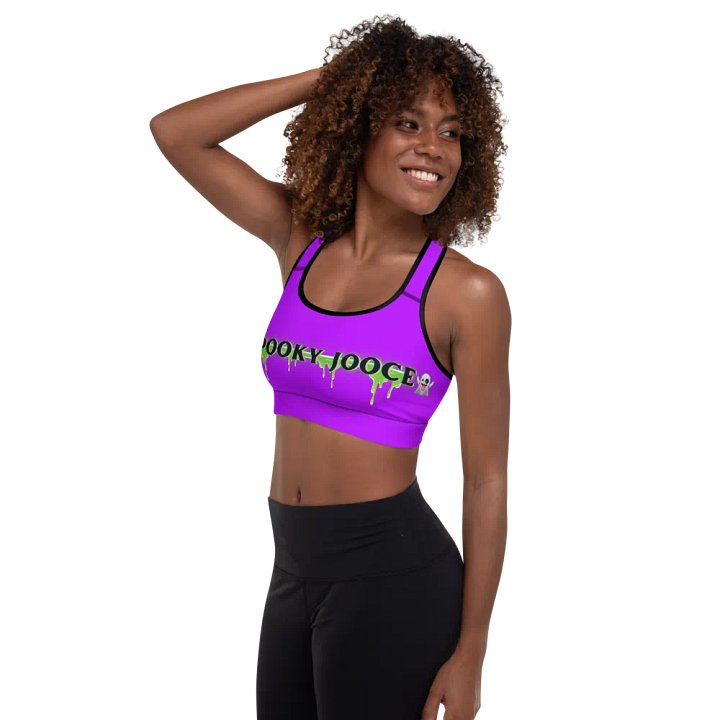 SPOOKY JOOCE Padded Sports Bra - Purple product image (2)