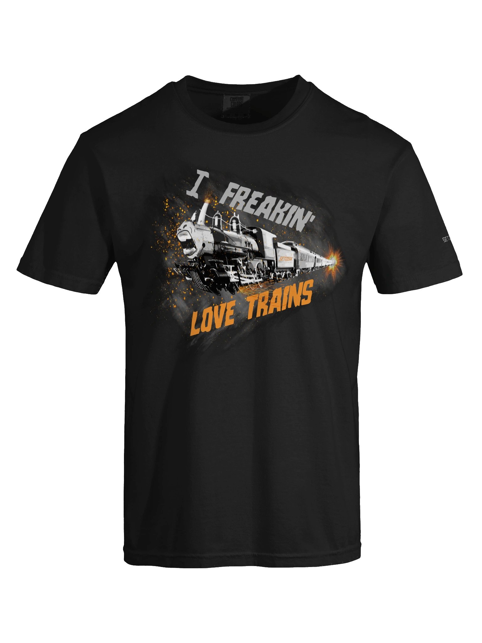 I Freaking Love Trains Tee product image (5)