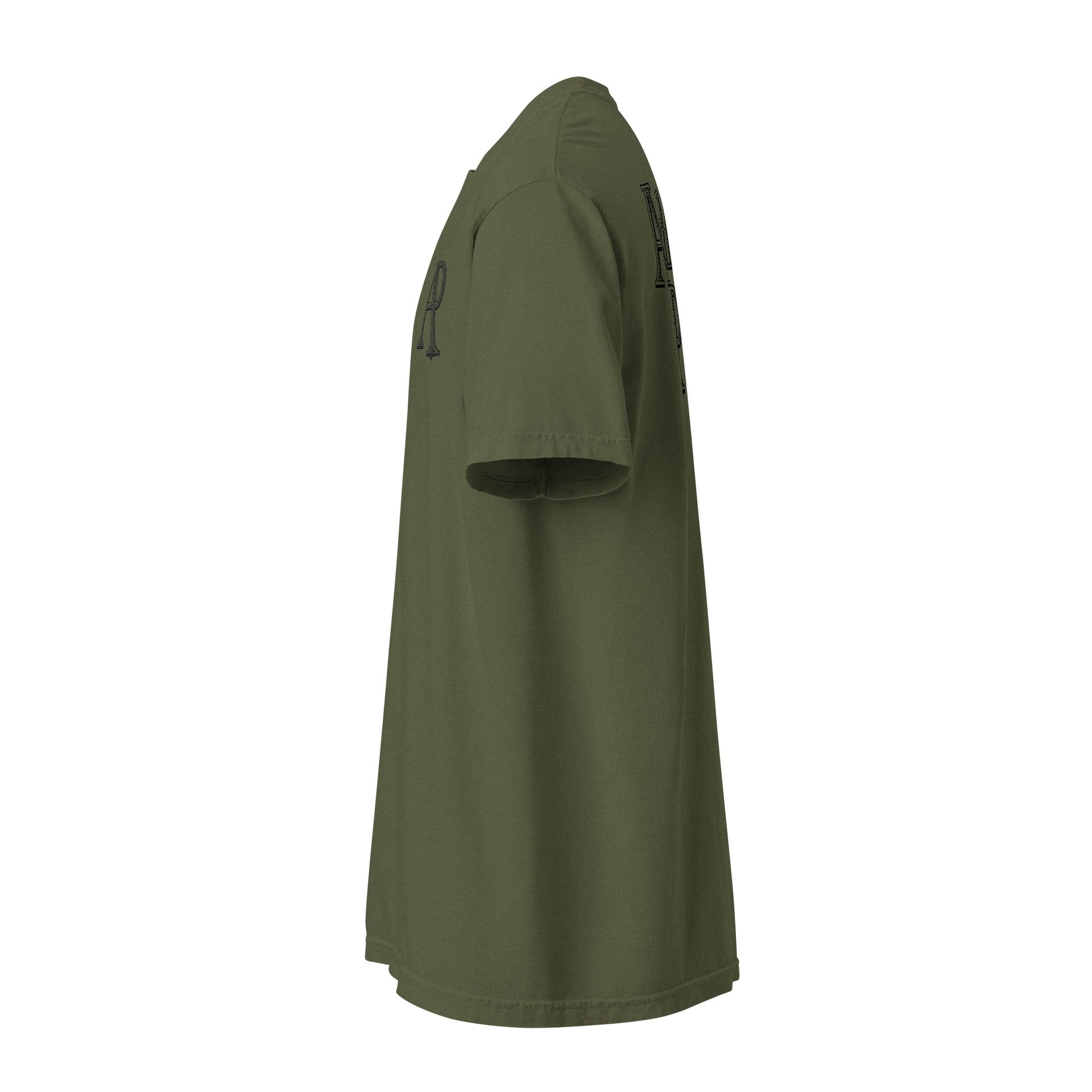 Embroidered Admiral Piff Shirt - Hemp Green product image (3)