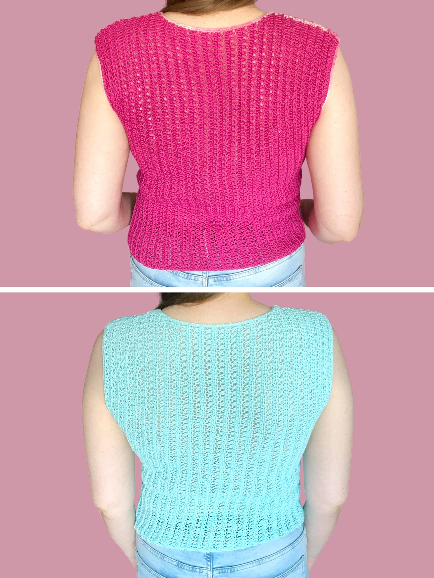 Crochet Pattern: "Mesh Dreams" Top, Sizes XS-4X product image (4)