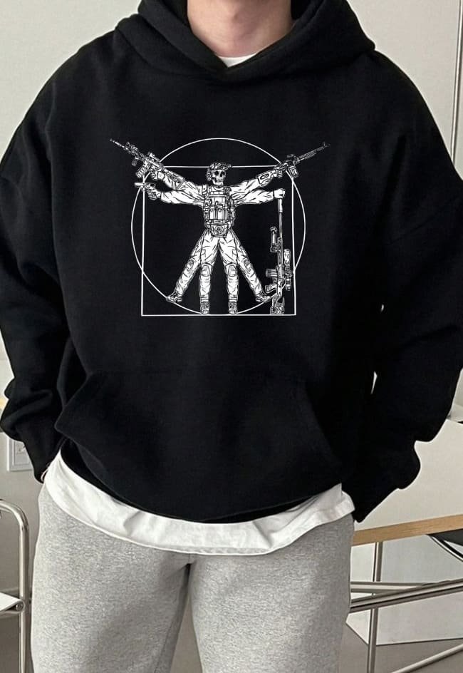 FOG Vitruvian Tactical Man Premium Hoodie product image (1)