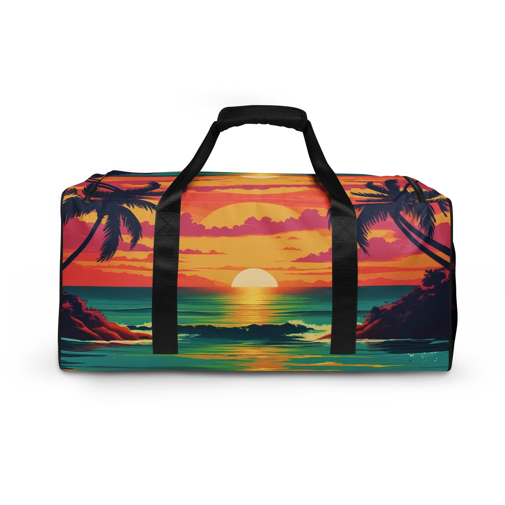 Tropical Sunset All-Over Duffle Bag product image (4)