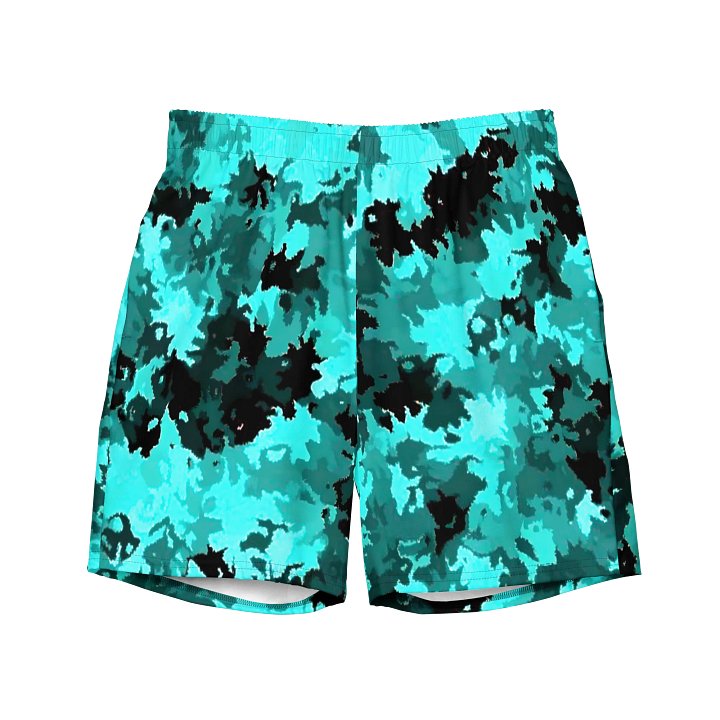 Oceanic Teal Swim Trunks product image (1)
