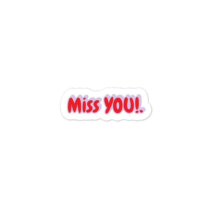 Miss You! Valentine’s Day Sticker. product image (1)
