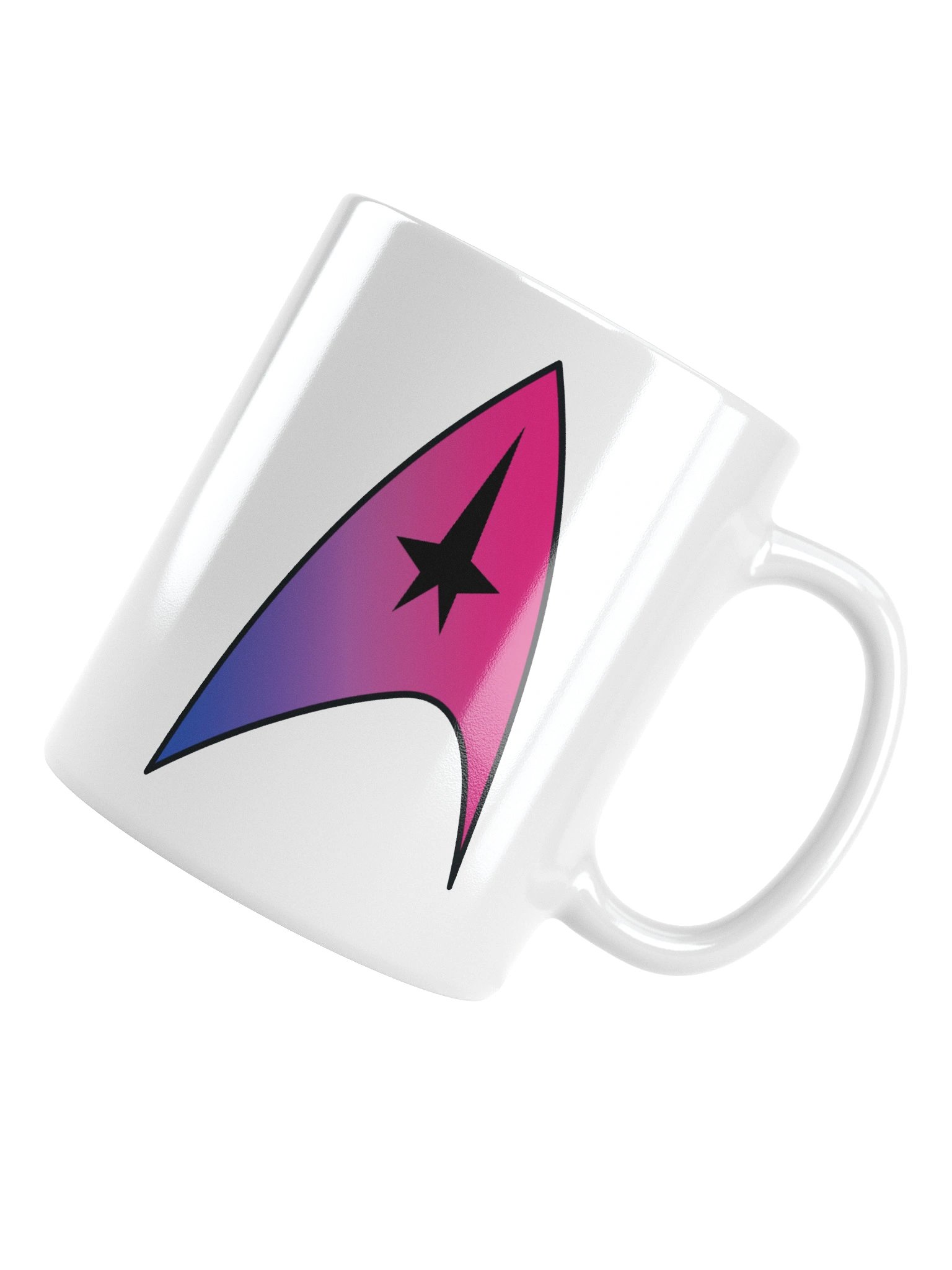Bisexual Pride Gradient Starfleet Mug product image (4)