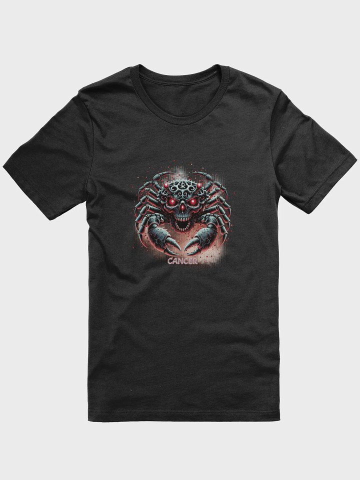 Demonic Zodiac T-Shirts| Cancer | Halloween Group Tshirt | Gothic Astrology Signs | Dark Horoscope Tees | Halloween Celestial Horror Clothing product image (1)