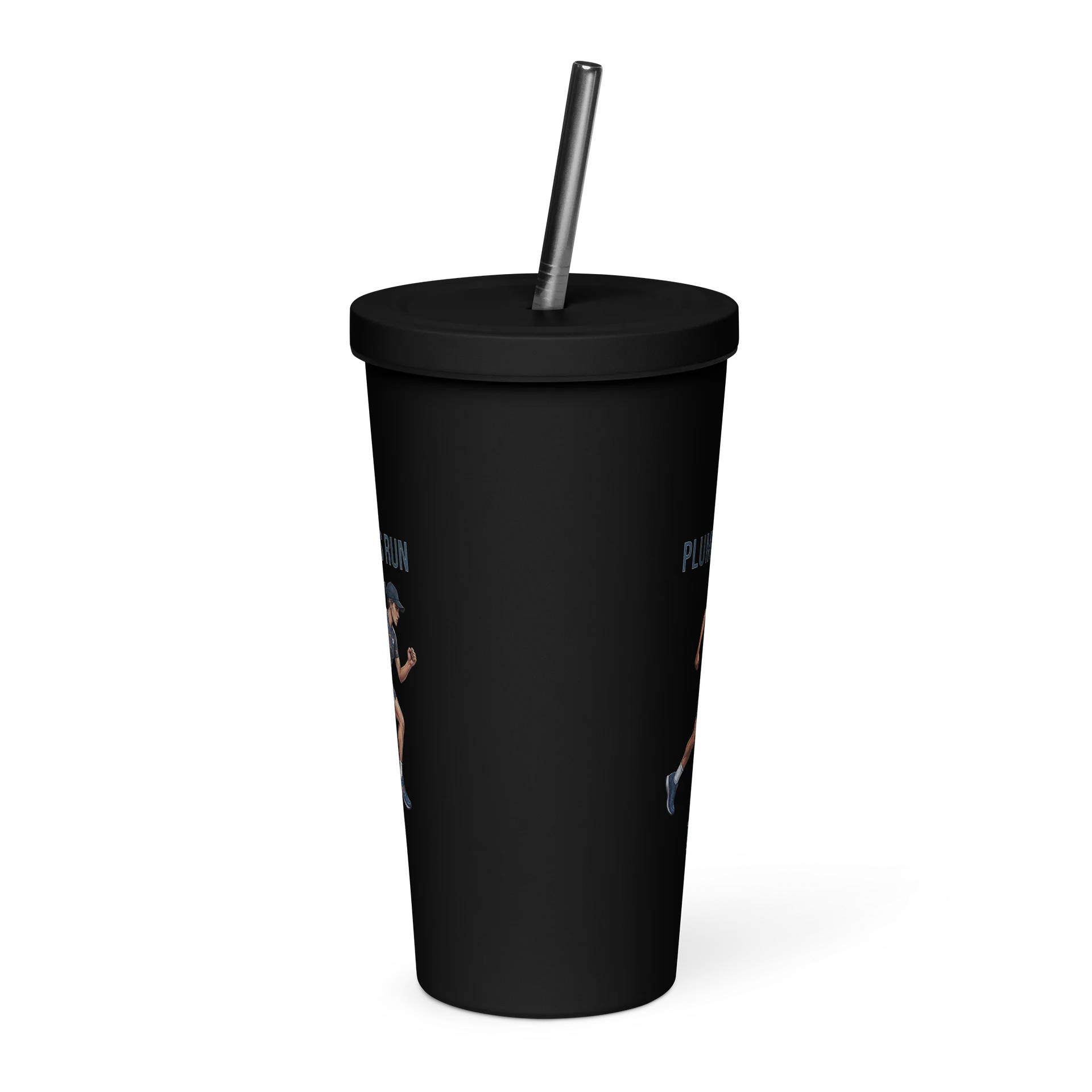 Plumber Athlete Tumbler with Straw | Ladies Running Edition product image (4)