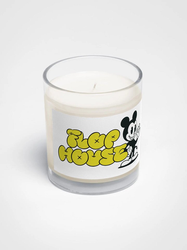 Soy Wax Candle In A Clear Glass Jar product image (2)