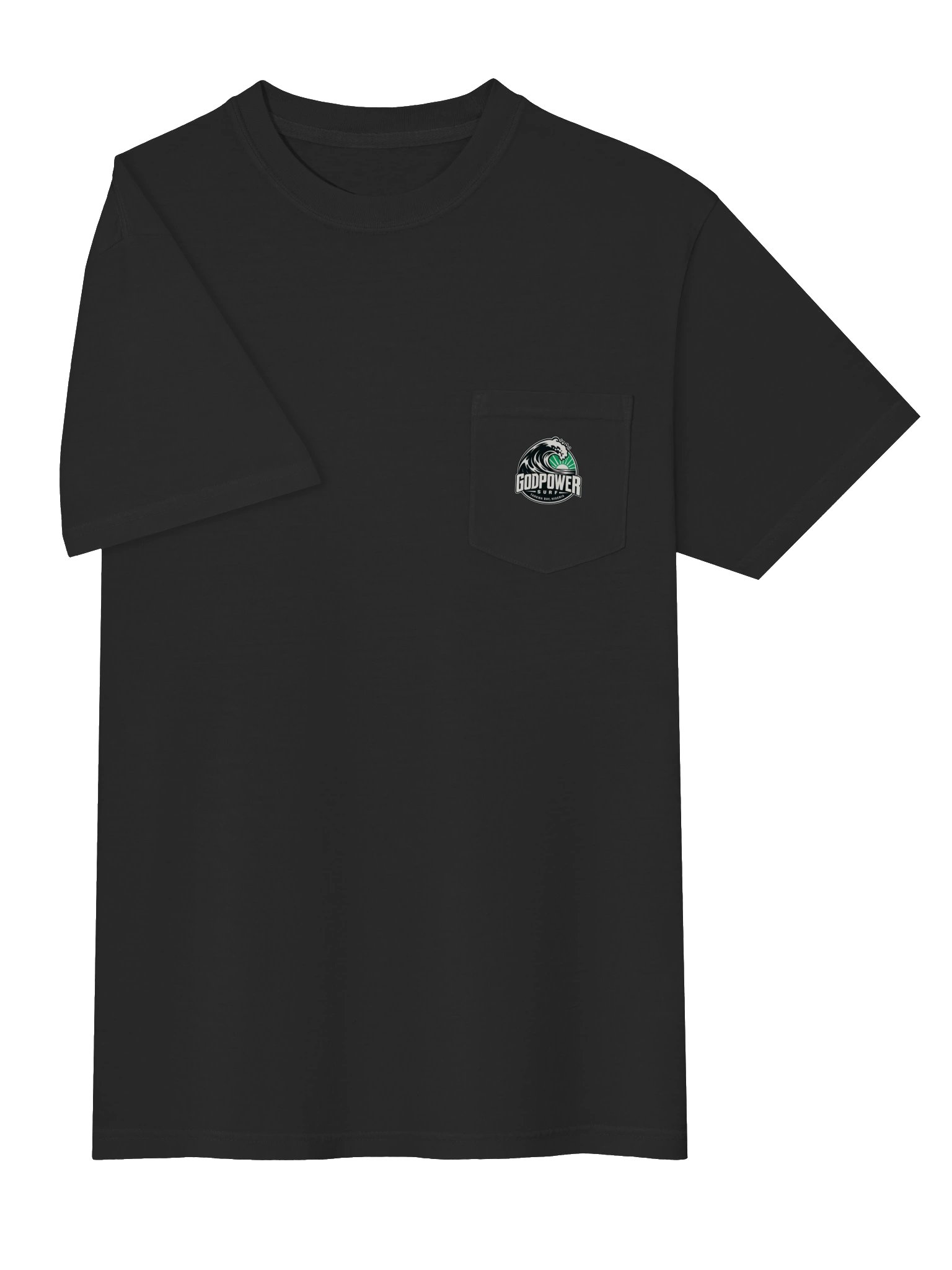 Godpower Surf Wave Dey Call Pocket Tee product image (48)