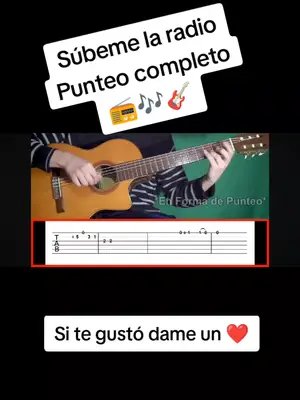 Tabs completas en mi perfil ➡️ #requinto #guitarra #tabs #punteo #tutorial 
