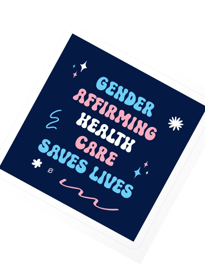 Gender-Affirming Care Saves Lives Sticker product image (2)