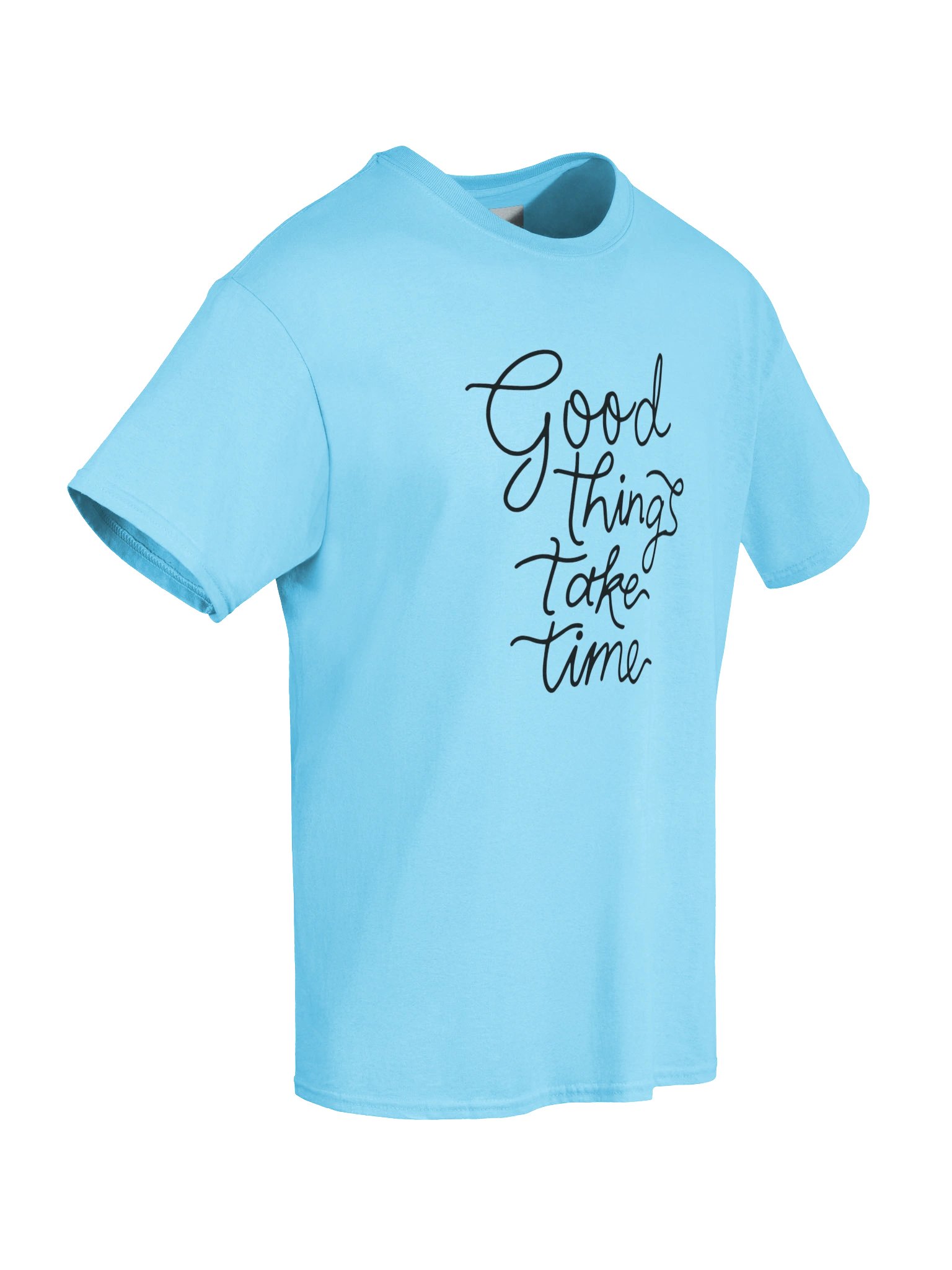 Good Things Take Time - Blue T-Shirt product image (6)