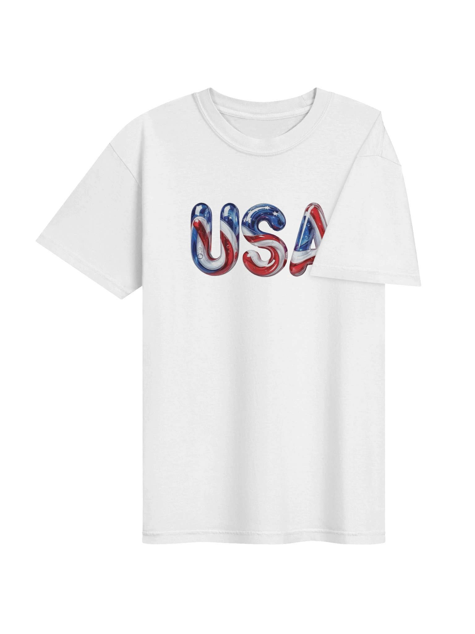 USA Glass Bubble Patriotic T-Shirt product image (32)