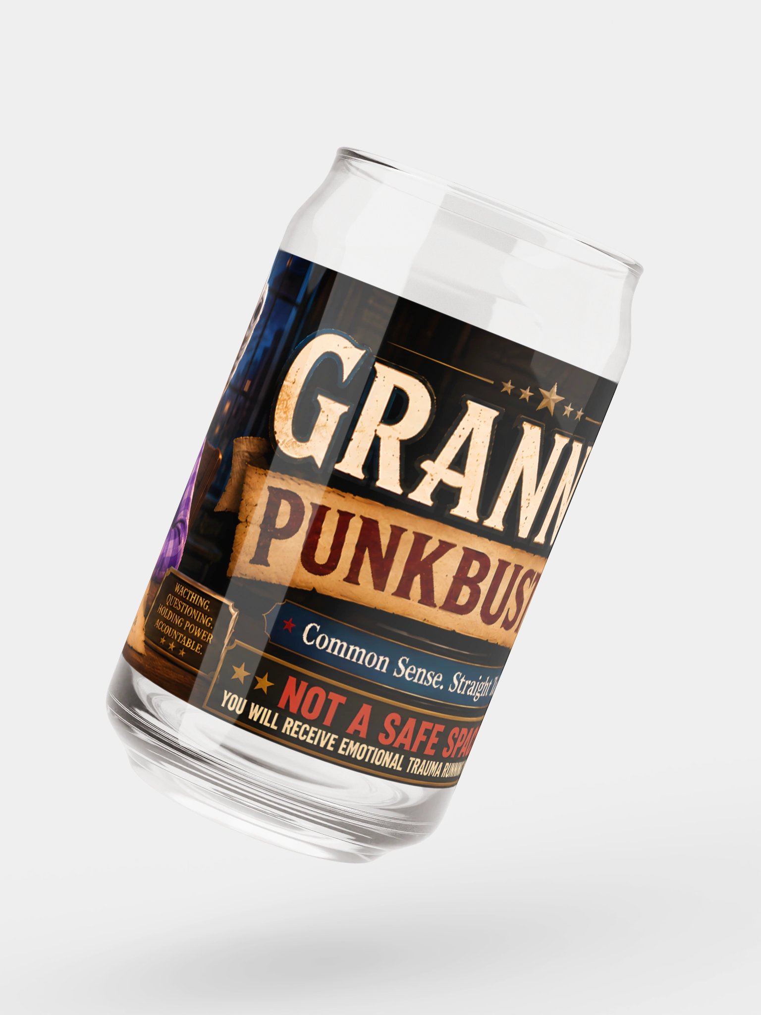“Not a Safe Space” Can-Shaped Glass product image (4)