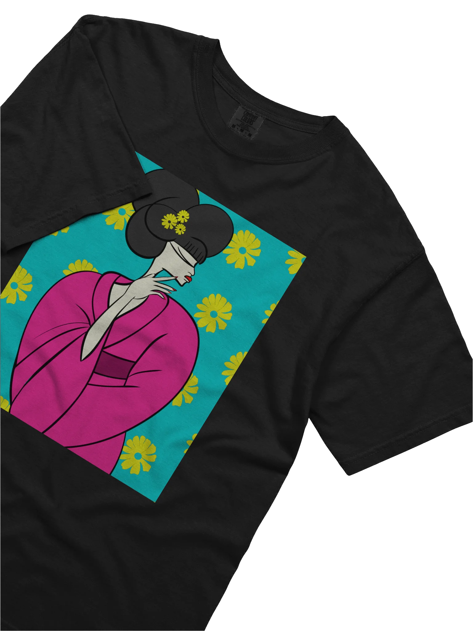 T-shirt: Bold Flower Japanese Geisha product image (5)
