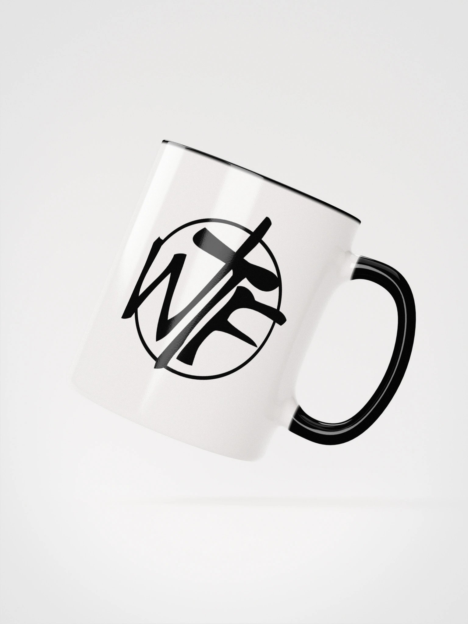 WTF Studio Mug (black on white) product image (2)