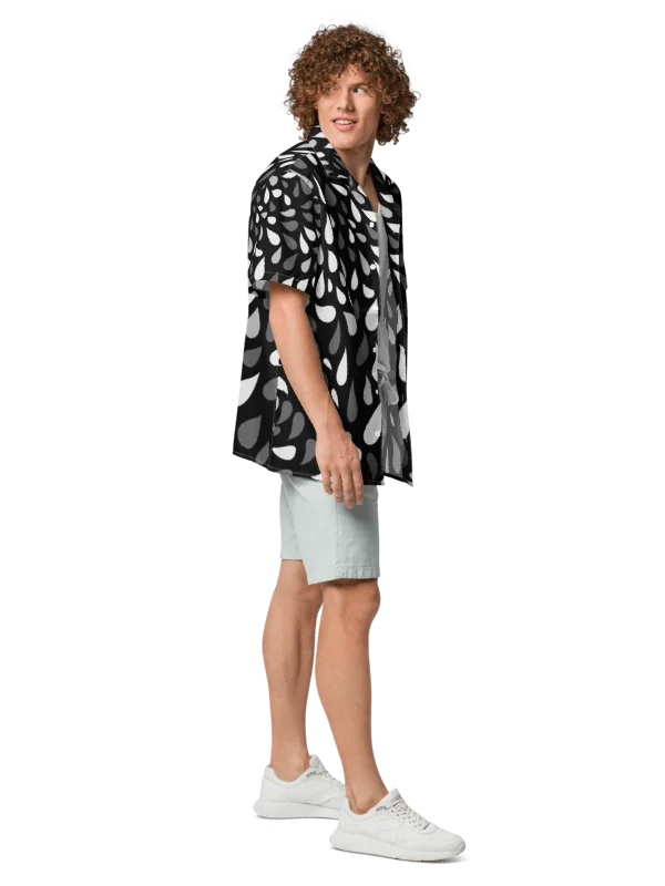 His House Aloha Shirt - Black Wave product image (3)