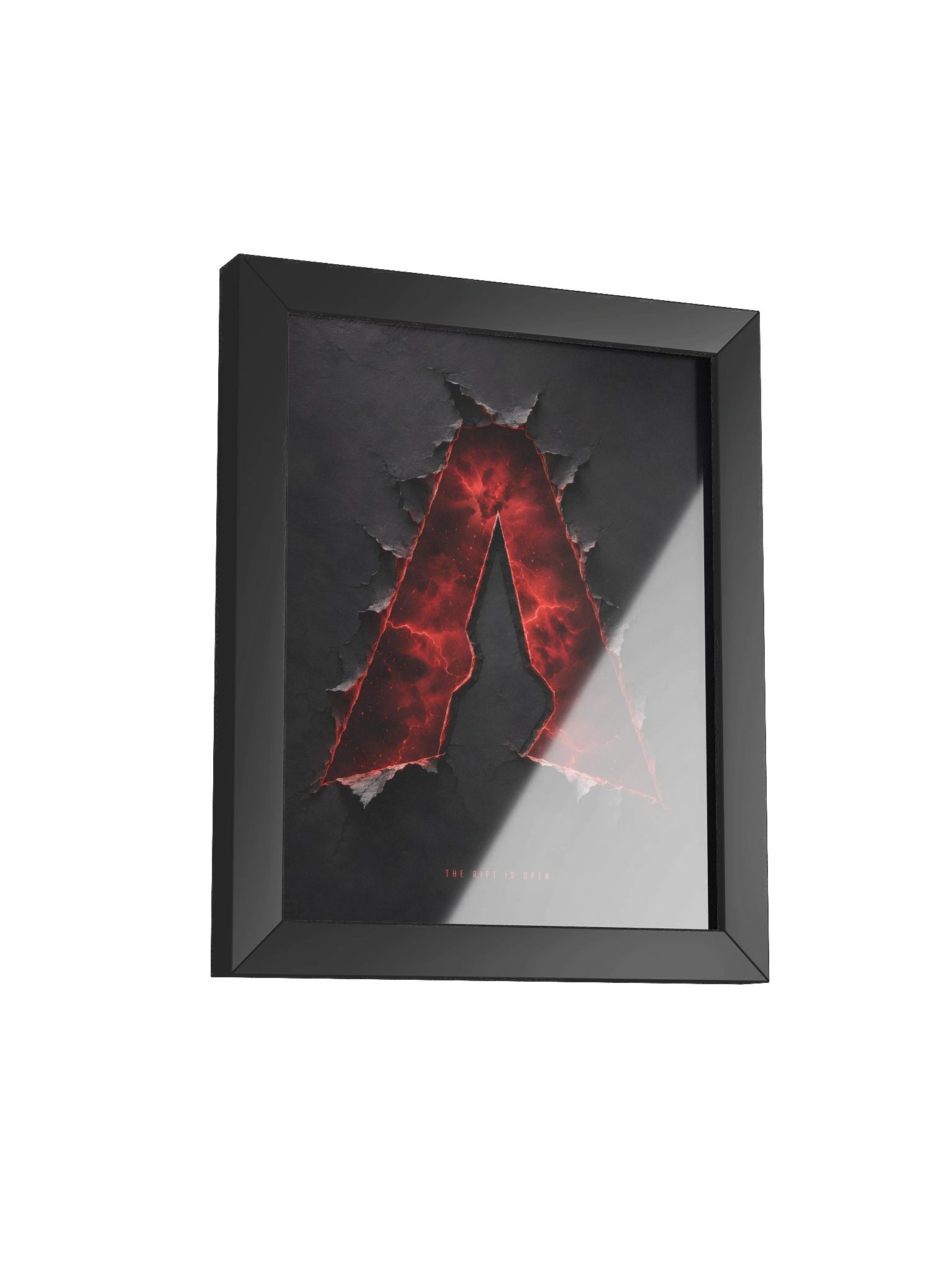 CASE FILE 001: THE RIFT — Framed Print product image (5)