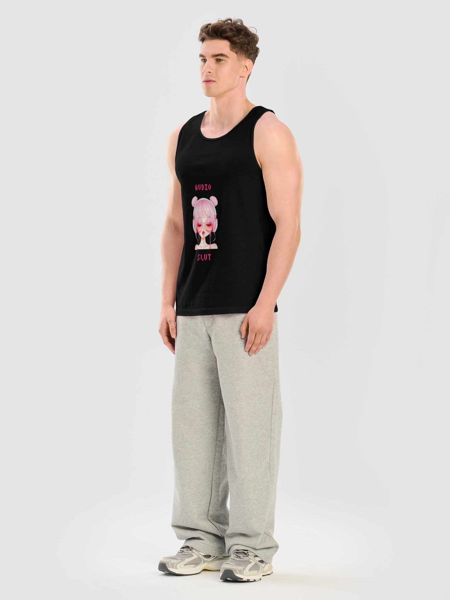 Audio Slut Pink Anime ASMR Tank product image (24)