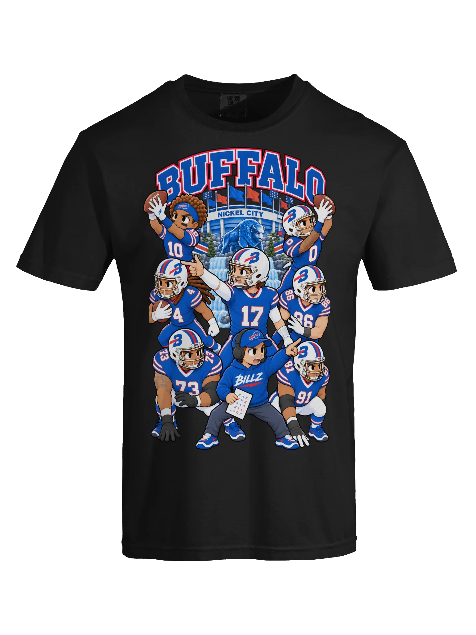 Buffalo Football Animated Player T-Shirt product image (35)
