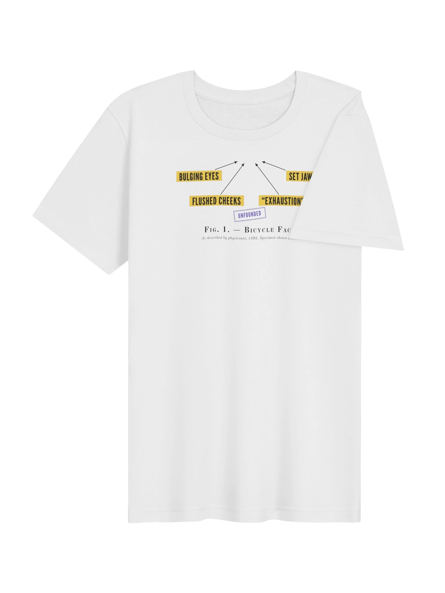 Fig. 1, Bicycle Face Tee (light colours) product image (10)