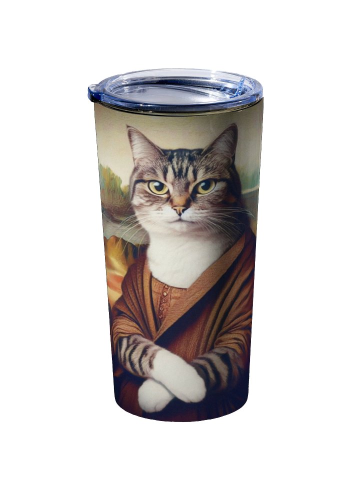 Meow Lisa, Premium Tumbler product image (2)
