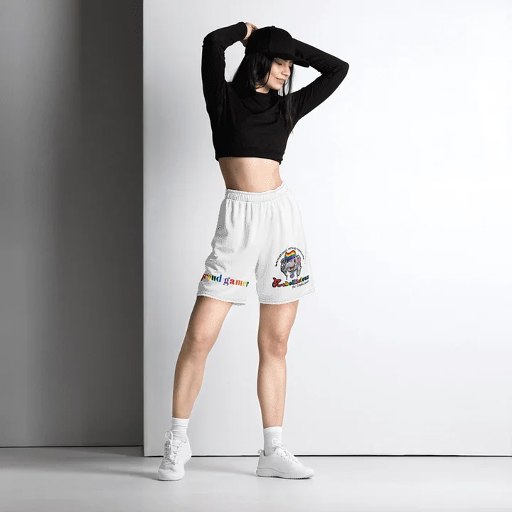 Unisex Shorts Proud Gamer White product image (2)
