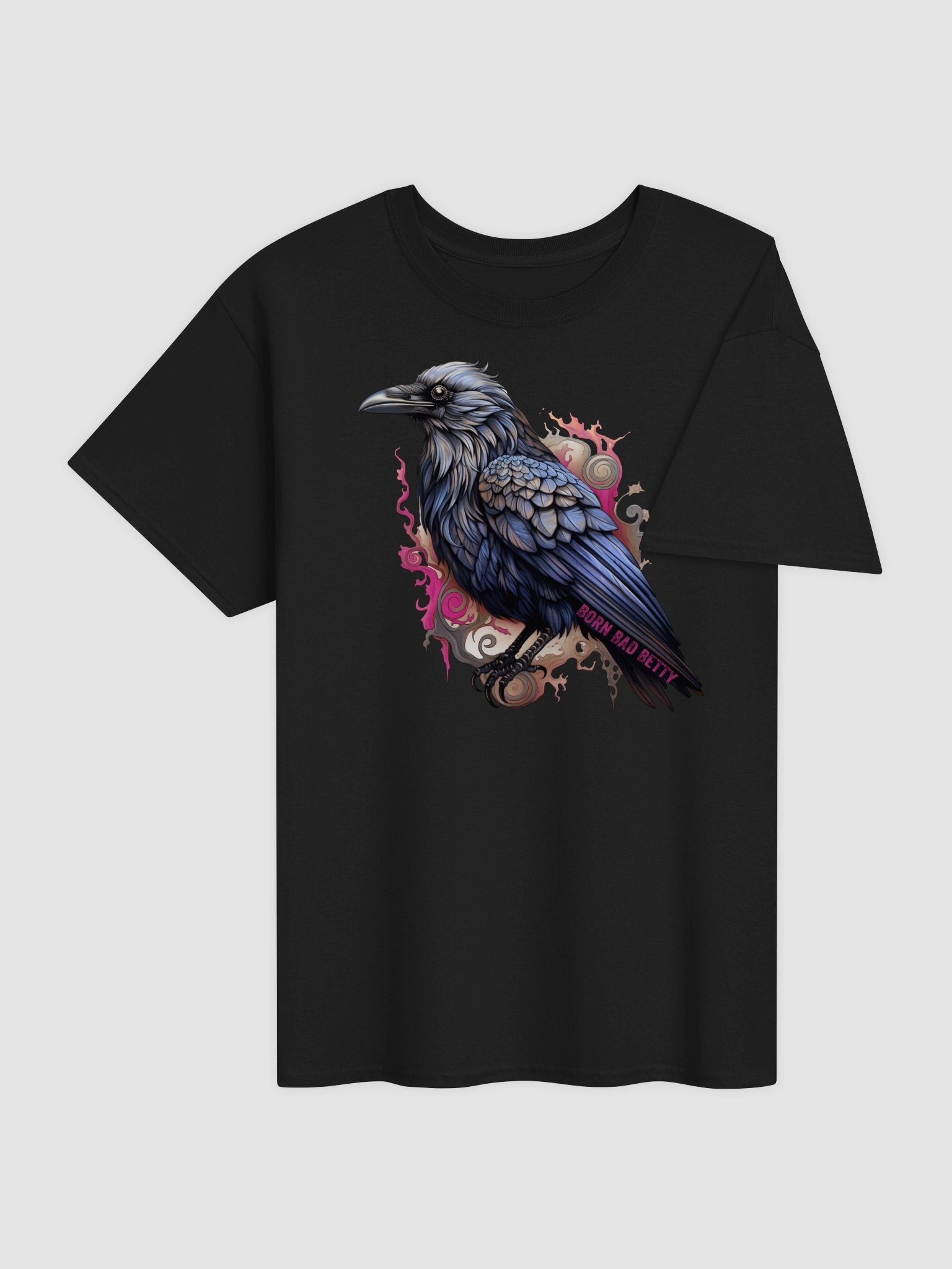 Raven Gothic Swirls T-Shirt product image (3)
