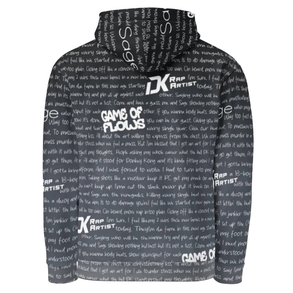 Game of Flows - DK Rap Artist & Sage - G.O.T. GREY - Unisex Hoodie product image (4)