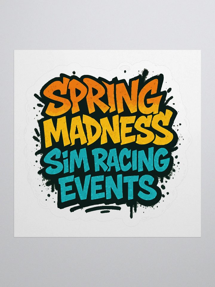 Spring Madness Graffiti Kiss-Cut Sticker product image (2)