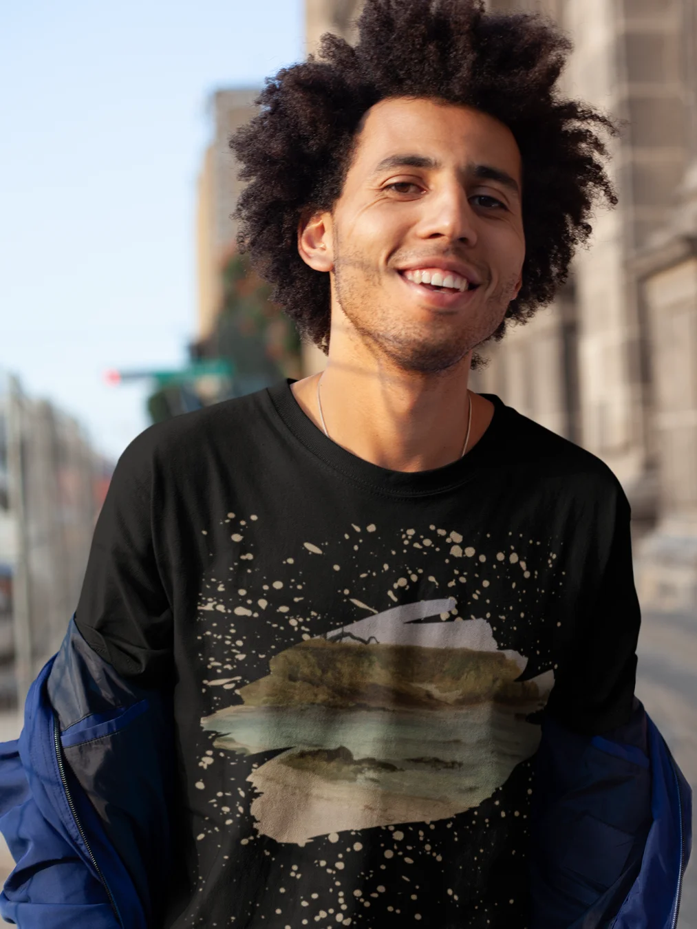 Sea Cove (Albert Bierstadt) T-Shirt product image (1)